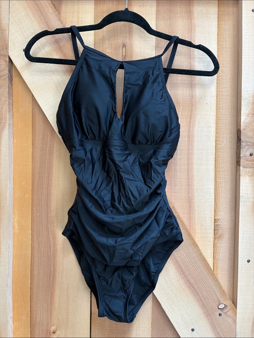 Ellen Tracy Black One-Piece Swimsuit
